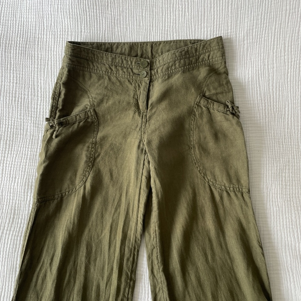 H&M 100% Linen Low-Rise Pants - Picture 4 of 7